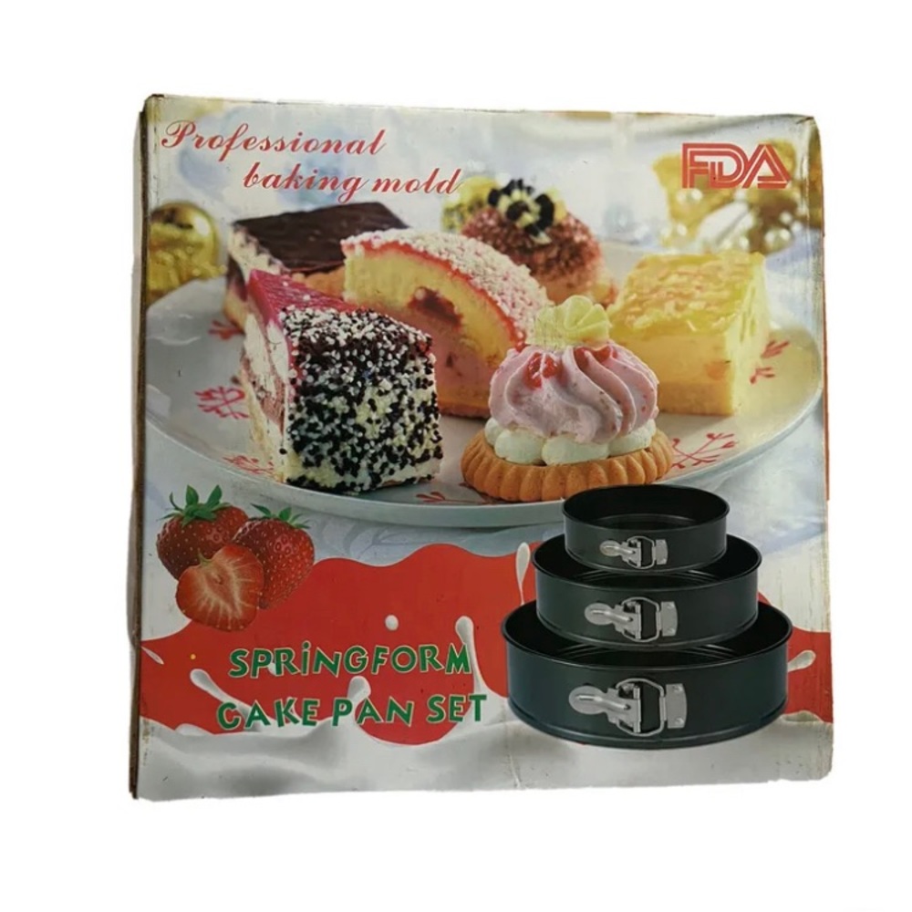 Spring Form Cake Pan Set Professional Baking Mold.